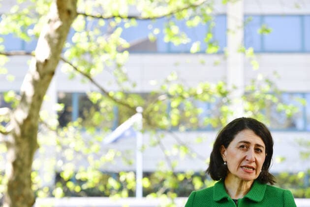 GLADYS BEREJIKLIAN COVID19 PRESSER, NSW Premier Gladys Berejiklian speaks to the media during a press conference in Sydney, Friday, September 17, 2021. ( NO ARCHIVING, EDITORIAL USE ONLY, NO USE IN BOOKS WITHOUT CONSENT SYDNEY NSW AUSTRALIA  Copyright: xDEANxLEWINSx 20210917001576971153