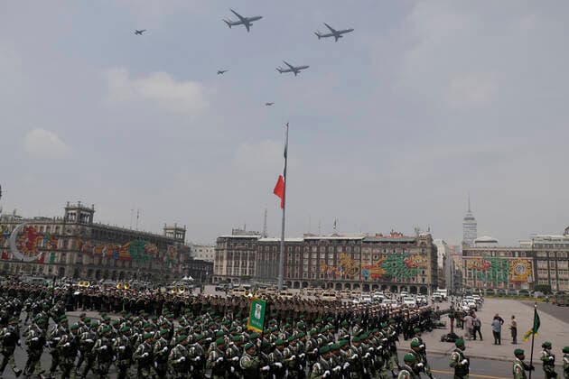 Military Parade On The Occasion Of The 211th Anniversary Of The Independence Of Mexico Air and land military parade in the Zocalo of Mexico City, on the occasion of the 211th anniversary of the Independence of Mexico. Mexico City Mexico vieyra-notitle210916_np3xb  Copyright: xGerardoxVieyrax