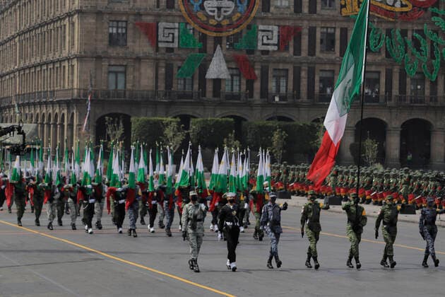Military Parade On The Occasion Of The 211th Anniversary Of The Independence Of Mexico Military parade in Mexico City s Zocalo, on the occasion of the 211th anniversary of Mexico s Independence. Mexico City Mexico vieyra-notitle210916_npDth  Copyright: xGerardoxVieyrax