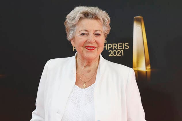 Marie-Luise Marjan bei der Verleihung des Deutschen Fernsehpreises 2021 im Tanzbrunnen. Köln, 16.09.2021