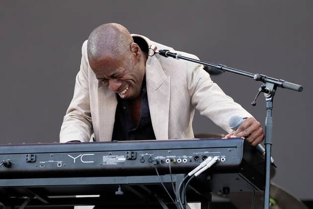September 18, 2021, Newport, United Kingdom: Andrew Roachford, MBE, British singer songwriter and keyboard player with the pop, rock and soul band Roachwood performing live on stage at the Isle of Wight Festival. Newport United Kingdom - ZUMAs197 20210918_zaa_s197_056 Copyright: xDawnxFletcher-Parkx