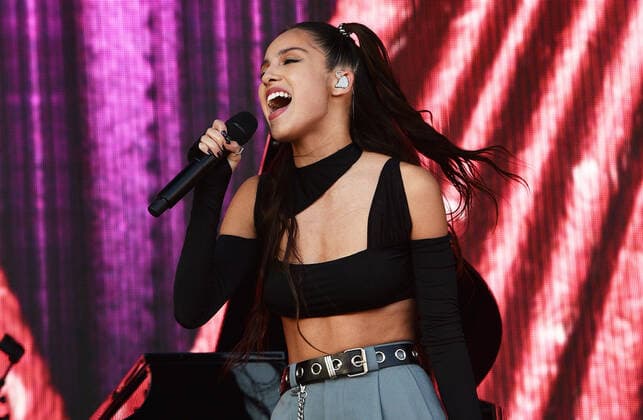 September 18, 2021, Las Vegas, NV, USA: Olivia Rodrigo performs on the Daytime Stage at the 2021 iHeartRadio Music Festival at AREA15 on September 18, 2021 in Las Vegas, Nevada. Las Vegas USA - ZUMAs181 20210918_zea_s181_010 Copyright: xImagespacex