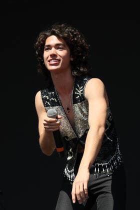 Pop singer Conan Gray performs on stage during the iHeartRadio Music Festival Daytime Concerts at Area15 in Las Vegas, Nevada on Saturday, September 18, 2021.  LAV2021091856 JAMESxATOA