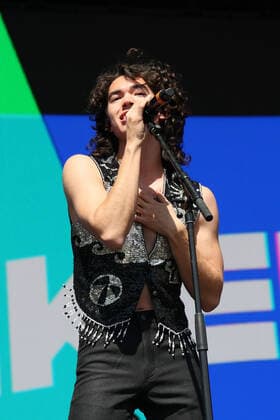 Conan Gray performs on stage during the iHeartRadio Music Festival Daytime Concerts at Area15 in Las Vegas, Nevada on Saturday, September 18, 2021.  LAV2021091855 JAMESxATOA