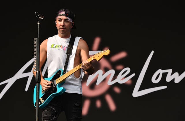 September 18, 2021, Las Vegas, NV, USA: All Time Low - Alex Gaskarth performs on the Daytime Stage at the 2021 iHeartRadio Music Festival at AREA15 on September 18, 2021 in Las Vegas, Nevada. Las Vegas USA - ZUMAs181 20210918_zea_s181_098 Copyright: xImagespacex