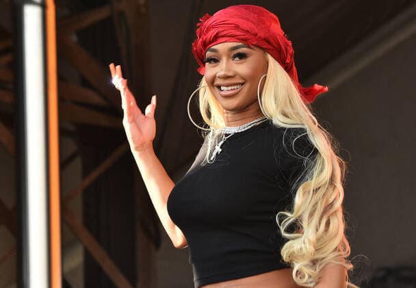 September 18, 2021, Las Vegas, NV, USA: Saweetie performs on the Daytime Stage at the 2021 iHeartRadio Music Festival at AREA15 on September 18, 2021 in Las Vegas, Nevada. Las Vegas USA - ZUMAs181 20210918_zea_s181_145 Copyright: xImagespacex