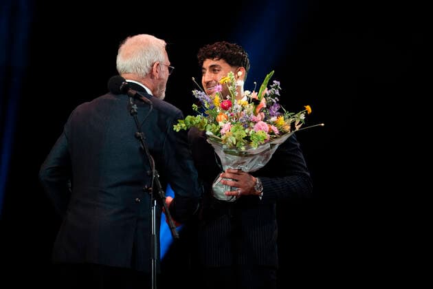 BELIEVE IN YOU prisen uddeles til Arian Kashef. Lauritzen prisen bliver uddelt paa Folketeatret soendag den 19. september 2021. Traditionen tro uddeles Lauritzen-prisen paa 250.000 kr. til en mandlig og en kvindelig skuespiller, som paa baggrund af deres store kunstneriske praestationer paa de danske scener, TV eller film skal haedres med den flotte pris. Yderligere uddeles Lauritzen Fondens Visionspris paa 100.000 kr., Lauritzen Fondens Backstage-pris paa 50.000 kr., Lauritzen Fondens Wauw-pris paa 30.000 kr., Lauritzen Fondens Believe in You-priser paa 4 x 25.000 kr. og Lauritzen Fondens Boerne og Unge-pris paa 2 x 50.000 kr.. , Copenhagen Denmark Copyright: MartinxSylvestx COP105 spdk20210919-224815-L