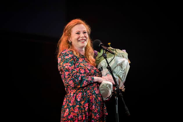 BELIEVE IN YOU prisen uddeles til Sara Viktoria Bjerregaard. Lauritzen prisen bliver uddelt paa Folketeatret soendag den 19. september 2021. Traditionen tro uddeles Lauritzen-prisen paa 250.000 kr. til en mandlig og en kvindelig skuespiller, som paa baggrund af deres store kunstneriske praestationer paa de danske scener, TV eller film skal haedres med den flotte pris. Yderligere uddeles Lauritzen Fondens Visionspris paa 100.000 kr., Lauritzen Fondens Backstage-pris paa 50.000 kr., Lauritzen Fondens Wauw-pris paa 30.000 kr., Lauritzen Fondens Believe in You-priser paa 4 x 25.000 kr. og Lauritzen Fondens Boerne og Unge-pris paa 2 x 50.000 kr.. , Copenhagen Denmark Copyright: MartinxSylvestx COP105 spdk20210919-224921-L
