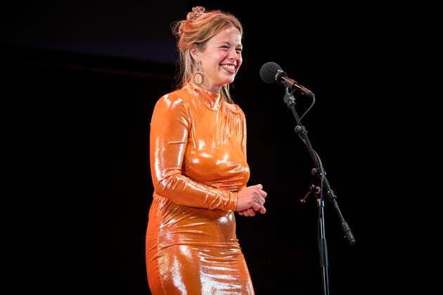 BELIEVE IN YOU prisen uddeles til Jennifer Vedsted Christiansen. Lauritzen prisen bliver uddelt paa Folketeatret soendag den 19. september 2021. Traditionen tro uddeles Lauritzen-prisen paa 250.000 kr. til en mandlig og en kvindelig skuespiller, som paa baggrund af deres store kunstneriske praestationer paa de danske scener, TV eller film skal haedres med den flotte pris. Yderligere uddeles Lauritzen Fondens Visionspris paa 100.000 kr., Lauritzen Fondens Backstage-pris paa 50.000 kr., Lauritzen Fondens Wauw-pris paa 30.000 kr., Lauritzen Fondens Believe in You-priser paa 4 x 25.000 kr. og Lauritzen Fondens Boerne og Unge-pris paa 2 x 50.000 kr.. , Copenhagen Denmark Copyright: MartinxSylvestx COP105 spdk20210919-225006-L