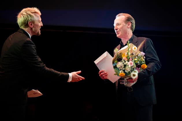 BACKSTAGEPRISEN uddeles til Jacob Morild. Lauritzen prisen bliver uddelt paa Folketeatret soendag den 19. september 2021. Traditionen tro uddeles Lauritzen-prisen paa 250.000 kr. til en mandlig og en kvindelig skuespiller, som paa baggrund af deres store kunstneriske praestationer paa de danske scener, TV eller film skal haedres med den flotte pris. Yderligere uddeles Lauritzen Fondens Visionspris paa 100.000 kr., Lauritzen Fondens Backstage-pris paa 50.000 kr., Lauritzen Fondens Wauw-pris paa 30.000 kr., Lauritzen Fondens Believe in You-priser paa 4 x 25.000 kr. og Lauritzen Fondens Boerne og Unge-pris paa 2 x 50.000 kr.. , Copenhagen Denmark Copyright: MartinxSylvestx COP105 spdk20210919-230255-L