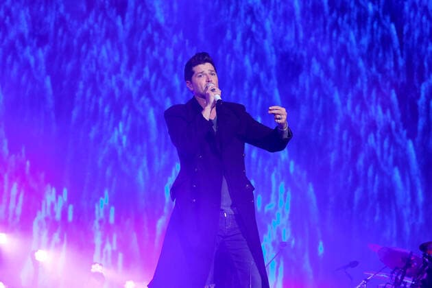 September 19, 2021, Newport, United Kingdom: Daniel John Mark Luke O Donoghue known as Danny Donoghue, former coach on television talent show The Voice, Irish singer, songwriter and vocalist of The Script performs live on stage at the Isle of Wight festival. Newport United Kingdom - ZUMAs197 20210919_zaa_s197_485 Copyright: xDawnxFletcher-Parkx