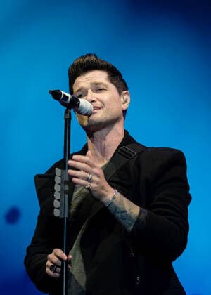 September 19, 2021, Newport, United Kingdom: Daniel John Mark Luke O Donoghue known as Danny Donoghue, former coach on television talent show The Voice, Irish singer, songwriter and vocalist of The Script performs live on stage at the Isle of Wight festival. Newport United Kingdom - ZUMAs197 20210919_zaa_s197_480 Copyright: xDawnxFletcher-Parkx