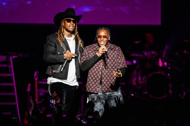 September 18, 2021, Concord, CA, USA: Ty Dolla $ign and BLXST perform on Day One of the Lights on Festival at Concord Pavilion on September 18, 2021 in Concord, California. ( Chris Tuite imageSPACE) Concord USA - ZUMAs181 20210918_zea_s181_327 Copyright: xImagespacex