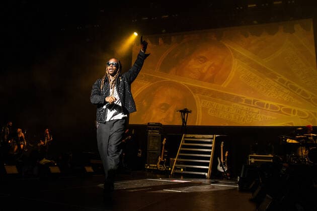 September 18, 2021, Concord, CA, USA: Ty Dolla $ign performs on Day One of the Lights on Festival at Concord Pavilion on September 18, 2021 in Concord, California. ( Chris Tuite imageSPACE) Concord USA - ZUMAs181 20210918_zea_s181_314 Copyright: xImagespacex