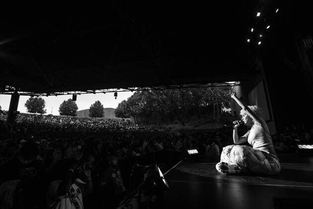 September 18, 2021, Concord, CA, USA: Foushee performs on Day One of the Lights on Festival at Concord Pavilion on September 18, 2021 in Concord, California. ( Chris Tuite imageSPACE) Concord USA - ZUMAs181 20210918_zea_s181_269 Copyright: xImagespacex