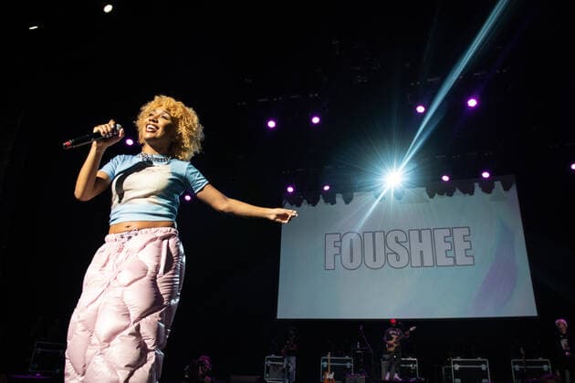 September 18, 2021, Concord, CA, USA: Foushee performs on Day One of the Lights on Festival at Concord Pavilion on September 18, 2021 in Concord, California. ( Chris Tuite imageSPACE) Concord USA - ZUMAs181 20210918_zea_s181_261 Copyright: xImagespacex