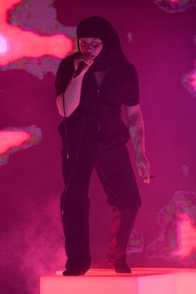 MIAMI FL - SEPTEMBER 19: Trippie Redd performs during the Tripp at Knight Tour held at the FPL Solar Amphitheater at Bayfront Park on September 19, 2021 in Miami, Florida. Copyright: xmpi04x