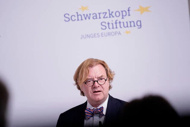 Verleihung des Margot-Friedlaender-Preis 2021 Aktuell,20.09.2021,Berlin, Andre Schmitz-Schwarzkopf bei seiner Rede bei der Verleihung des Margot-Friedlaender-Preis 2021 Berlin Berlin Deutschland