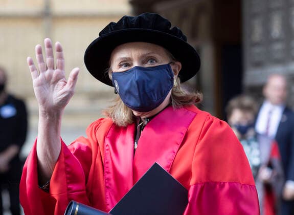 Bilder des Jahres 2021, News 09 September News Themen der Woche KW38 News Bilder des Tages . 22 09 2021. Oxford, United Kingdom. Hillary Clinton receives an honorary degree from Oxford University, United Kingdom.  xi-Imagesx IIM-22603-0026