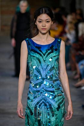 Milan, Milan Fashion Week, Women Spring Summer 2022. Milan, Women s Fashion, Spring Summer 2022. ALBERTA FERRETTI Fashion show catwalk Pictured: Model  Copyright: xRiccardoxGiordanox xIPAx xModaxMilanox