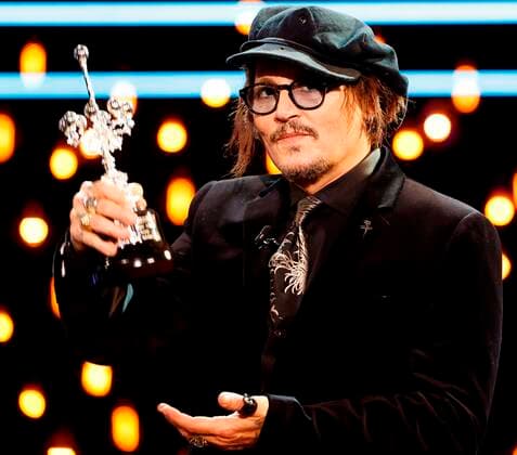 US actor Johnny Depp receives the Donostia Award for his career on the occasion of the 69th San Sebastian International Film Festival (SSIFF), in San Sebastian, Spain, 22 September 2021. 69th San Sebastian International Film Festival !ACHTUNG: NUR REDAKTIONELLE NUTZUNG!  Copyright: xJavierxEtxezarretax GRAFCAV8601 20210922-643a5181786bcc8d8a757e93d35eef69b37646bd