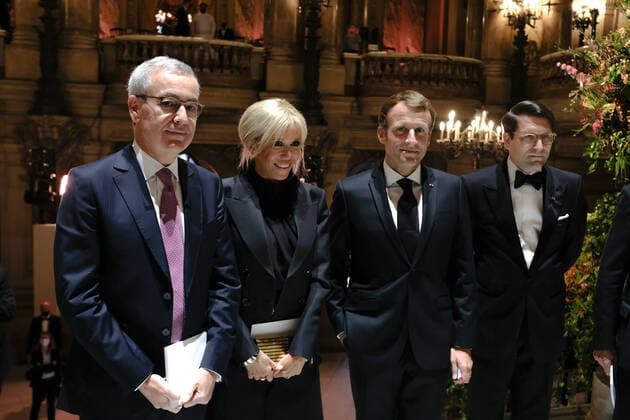 News Bilder des Tages Soirée a l occasiondu concert inaugural de Gustavo Dudamel, nouveau Directeur artistique de l Opera de Paris. 272606 2021-09-22 Paris France Macron, Emmanuel; Macron, Brigitte (Trogneux)  Copyright: xSergexArnalx xStarfacex STAR_272606_066