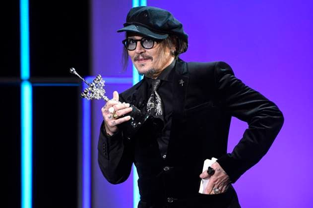 Johnny Depp bei der Verleihung des Donostia Awards für sein Lebenswerk auf dem 69. Internationalen Filmfestival San Sebastian Festival Internacional de Cine de San Sebastian im Kursaal. San Sebastian, 22.09.2021