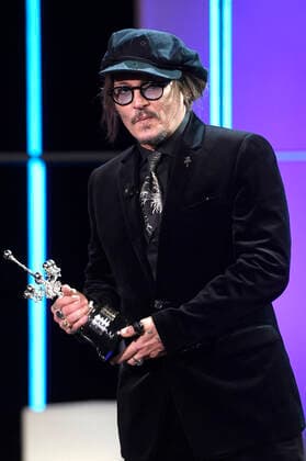 Johnny Depp bei der Verleihung des Donostia Awards für sein Lebenswerk auf dem 69. Internationalen Filmfestival San Sebastian Festival Internacional de Cine de San Sebastian im Kursaal. San Sebastian, 22.09.2021