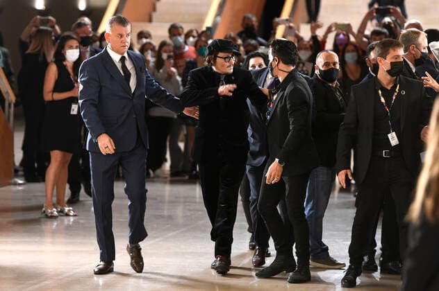 Johnny Depp bei der Verleihung des Donostia Awards für sein Lebenswerk auf dem 69. Internationalen Filmfestival San Sebastian Festival Internacional de Cine de San Sebastian im Kursaal. San Sebastian, 22.09.2021