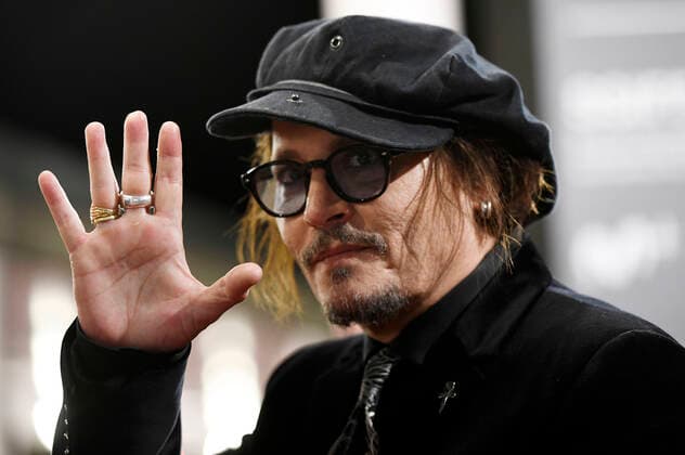 Johnny Depp bei der Verleihung des Donostia Awards für sein Lebenswerk auf dem 69. Internationalen Filmfestival San Sebastian Festival Internacional de Cine de San Sebastian im Kursaal. San Sebastian, 22.09.2021