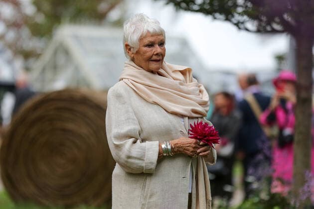 Bilder des Jahres 2021, Entertainment 09 September September 23, 2021, London, United Kingdom: Dame Judi Dench at the first autumn Chelsea Flower Show held in the grounds of the Royal Hospital Chelsea. London United Kingdom - ZUMAs197 20210923_zab_s197_033 Copyright: xStevexTaylorx