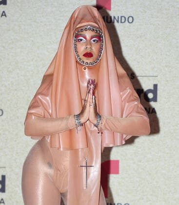 Entertainment Bilder des Tages Tokischa arrives on the red carpet at the 2021 Latin Billboard Music Awards at the University of Miami, Watsco Center, Thursday, September 23, 2021 in Coral Gables, Florida.  MIA20210923107 GARYxIxROTHSTEIN