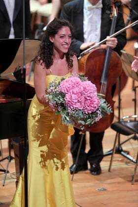 24.09.2021, Klassikfestival Bad Wörishofen, Festival der Nationen 2021 im Kurhaus Bad Wörishofen im Allgäu, Eröffnungskonzert mit Beatrice Rana, Klavier, Francois Leleux, Dirigent, Camerata Salzburg. 24.09.2021, Klassikfestival Bad Wörishofen 24.09.2021, Klassikfestival Bad Wörishofen
