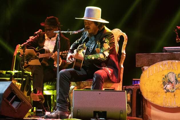 Mandatory Credit: Photo by Cesare Veronesi LiveMedia Shutterstock (12465333f) Zucchero Italian singer Music Concert Acoustic Zucchero in Arena di Verona 2021, Verona, Italy - 24 Sep 2021