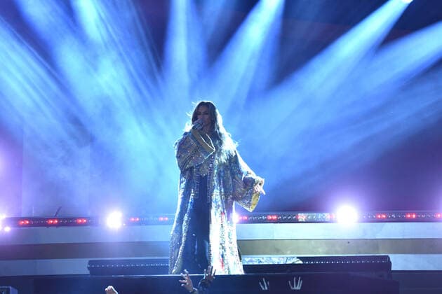 NEW YORK, NY- SEPTEMBER 25: Jennifer Lopez at the 2021 Global Citizen Live Festival at the Great Lawn in Central Park, New York City on September 25, 2021. Copyright: xJohnxPalmerx