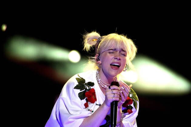 September 25, 2021, New York City, New York, USA: BILLIE EILISH performs at the Global Citizen Festival 2021,.Central Park, NYC.September 25, 2021. New York City USA - ZUMAms4_ 20210925_zaf_ms4_030 Copyright: xSoniaxMoskowitzxGordonx