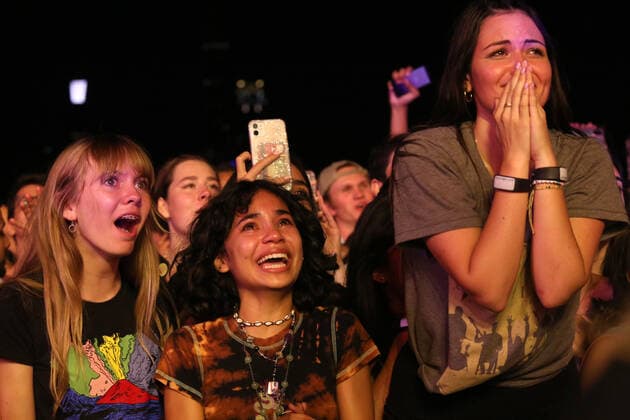 September 25, 2021, New York City, New York, USA: Concert goers at the Global Citizen Festival 2021,.Central Park, NYC.September 25, 2021. New York City USA - ZUMAms4_ 20210925_zaf_ms4_036 Copyright: xSoniaxMoskowitzxGordonx
