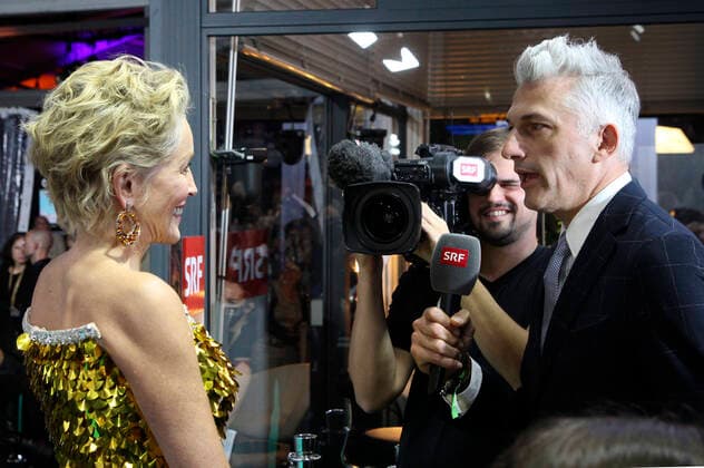 Sharon Stone bei der Verleihung des Golden Eye Awards auf dem 17. Zurich Film Festival 2021 im Kino Corso. Zürich, 25.09.2021
