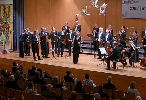 26.09.2021, Klassikfestival Bad Wörishofen, Festival der Nationen 2021 im Kurhaus Bad Wörishofen im Allgäu, Klarinettistin Sabine Meyer (GER) spielt Mozart, mit dem Kammerorchester des Symphonieorchesters des Bayerischen Rundfunks. 26.09.2021, Klassikfestival Bad Wörishofen 26.09.2021, Klassikfestival Bad Wörishofen