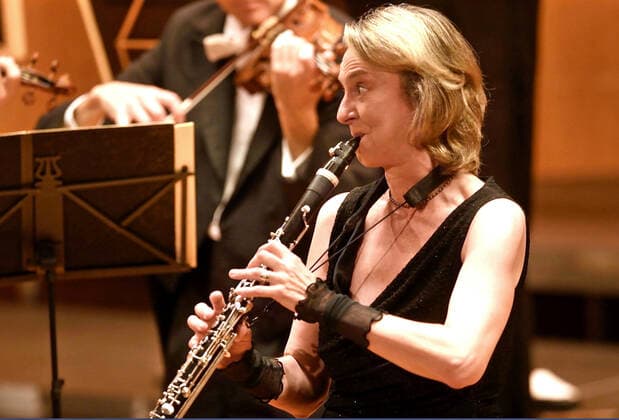 26.09.2021, Klassikfestival Bad Wörishofen, Festival der Nationen 2021 im Kurhaus Bad Wörishofen im Allgäu, Klarinettistin Sabine Meyer (GER) spielt Mozart, mit dem Kammerorchester des Symphonieorchesters des Bayerischen Rundfunks. 26.09.2021, Klassikfestival Bad Wörishofen 26.09.2021, Klassikfestival Bad Wörishofen