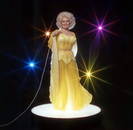 Dolly Parton portrait by Harry Langdon. Copyright: xRockxNegativesx xMediaPunchx