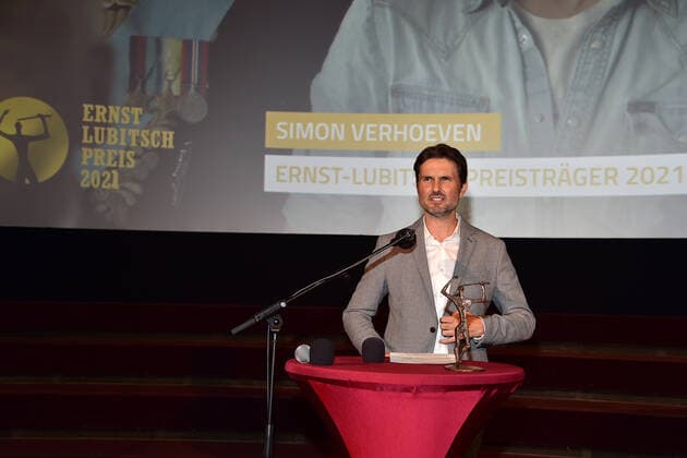 RNST-LUBITSCH-PREIS 2021 Simon Verhoeven, Preisträger Verleihung des ERNST-LUBITSCH-PREIS 2021 in der ASTOR FilmLounge an Simon Verhoeven am 28.09.2021