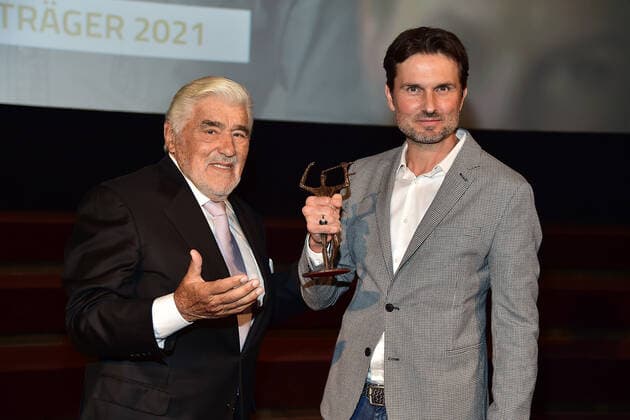 RNST-LUBITSCH-PREIS 2021 Simon Verhoeven, Mario Adorf Verleihung des ERNST-LUBITSCH-PREIS 2021 in der ASTOR FilmLounge an Simon Verhoeven am 28.09.2021