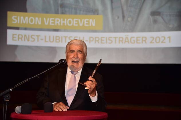 RNST-LUBITSCH-PREIS 2021 Mario Adorf Verleihung des ERNST-LUBITSCH-PREIS 2021 in der ASTOR FilmLounge an Simon Verhoeven am 28.09.2021