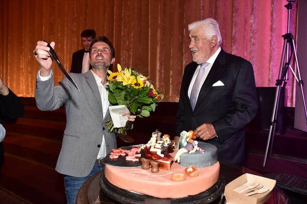 RNST-LUBITSCH-PREIS 2021 Simon Verhoeven, Mario Adorf Verleihung des ERNST-LUBITSCH-PREIS 2021 in der ASTOR FilmLounge an Simon Verhoeven am 28.09.2021