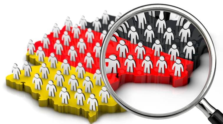 Bevölkerung Deutschland Symbolbild zum Thema Demographie. *** Population Germany Symbolic image on the subject of demography