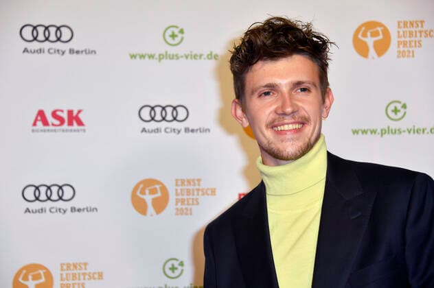 Lennart Betzgen bei der 63. Verleihung vom Ernst-Lubitsch-Preis 2021 in der Astor Film Lounge. Berlin, 28.09.2021