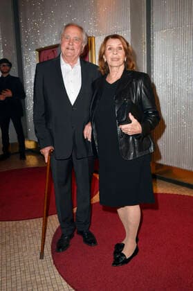Michael Verhoeven und Senta Berger bei der 63. Verleihung vom Ernst-Lubitsch-Preis 2021 in der Astor Film Lounge. Berlin, 28.09.2021