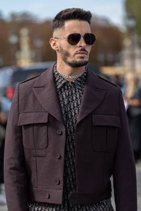 Paris Fashion Week: arrival of guests at Dior show. Arrivee du defile Dior. Baptiste Giabiconi. 272860 2021-09-28  Copyright: xSebastienxFremontx xStarfacex STAR_272860_087
