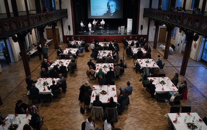 Rottenburg 30.09.2021 Verleihung des Eugen-Bolz-Preis 2021 EBG Schulband